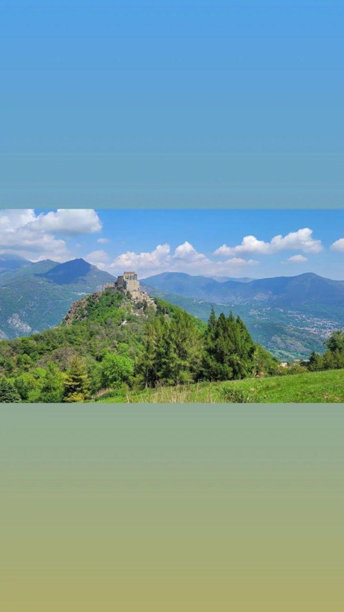 شقة Casa Con Terrazzo E Vista Chiomonte المظهر الخارجي الصورة